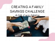 Creating a Family Savings Challenge for Children