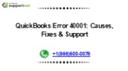 QuickBooks Error 40001: Causes, Fixes & Support