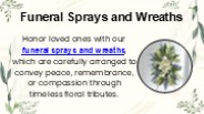 Funeral Sprays and Wreaths