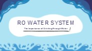 Reverse Osmosis Water