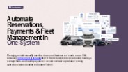 Automate Reservations, Payments & Fleet Management in One System