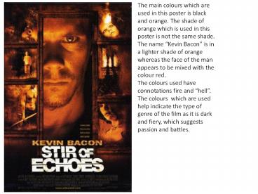 Poster research/ analysis