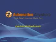 Web Data Extraction by Automation Anywhere
