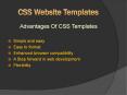 CSS Templates, CSS website Templates PowerPoint PPT Presentation