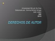 DERECHOS DE AUTOR