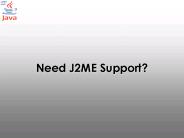 Offshore J2ME Software Development | J2ME Programmers