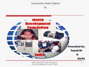 Community Radio by World Development Foundation