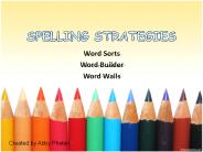 Spelling Strategies