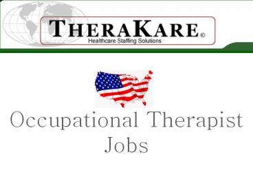 Occupational Therapy Jobs