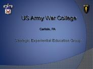 Visitor Presentation