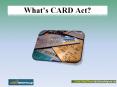 What is CARD Act ? PowerPoint PPT Presentation