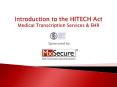 Medical Transcription Services - MxSecure PowerPoint PPT Presentation