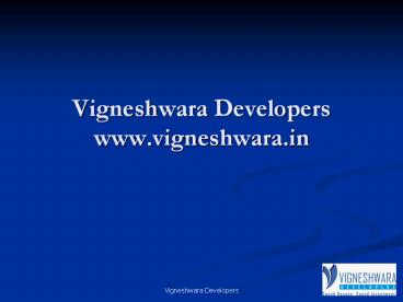 Commercial IT Park: Vigneshwara Developers