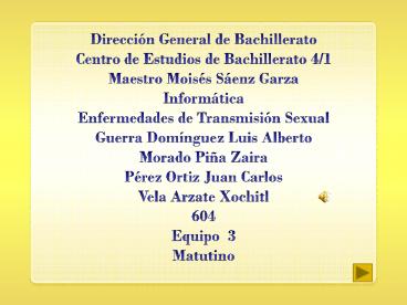 ENFERMEDADES DE TRANSMICION SEXUAL