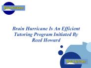 Brain Hurricane Program, Chicago