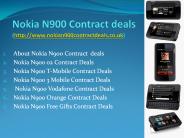 Nokia N900 contract deals