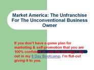 Market America Compensation Plan