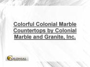 Colonial Marble Countertops