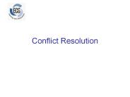 Conflict Resolution