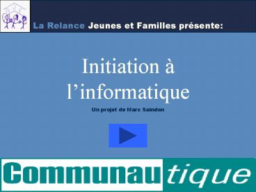 Informatique - Le clavier (formation 0)
