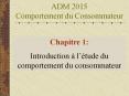 Comportement du Consommateur 1 - Introduction PowerPoint PPT Presentation