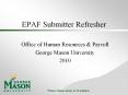EPAF Submitter Refresher PowerPoint PPT Presentation