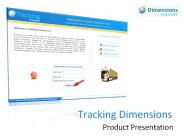 Dimensions Tracking