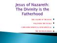 Jesus in the Trinity PowerPoint PPT Presentation