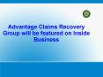 Advantage Claims Recovery Group PowerPoint PPT Presentation
