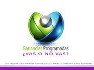 Presentación y Plan de Negocios de Ganancias Programadas