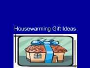 Housewarming Gift Ideas List