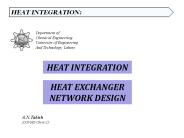 Heat Integration and Heat Exchanger Network Design
