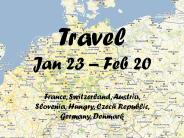 Travel Jan 23 - Feb 20