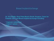 Breast Implant Exchange (Breast Implant Revision)
