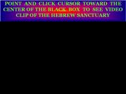 CHRIST IN THE MIDST OF THE HEBREW SANCTUARY