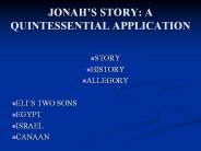 JONAH'S STORY