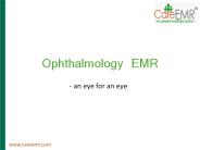 Ophthalmology Healthcare Solutions
