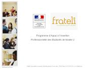 Présentation Programme Frateli à l'Université