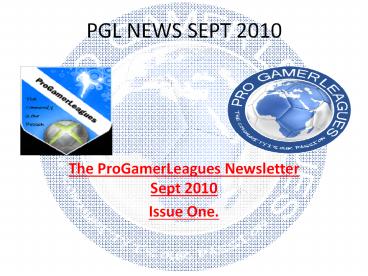 PGL NEWS SEPT 2010