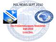 PGL NEWS SEPT 2010 PowerPoint PPT Presentation