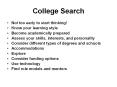 Career-College Introduction PowerPoint PPT Presentation