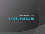 Shiatsu Massager at TheRelax