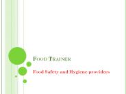 Food Trainer