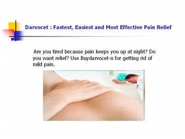 Buy Generic Darvocet-N Online at Buydarvocet-n.com