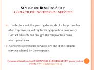 Singapore Business Setup