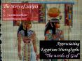 Story of scripts – Part 3 Egyptian Hieroglyphs PowerPoint PPT Presentation