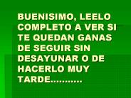 Sin desayunar