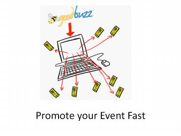 Promote your Event Fast