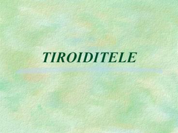 tiroidite
