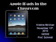 iPads in the Classroom